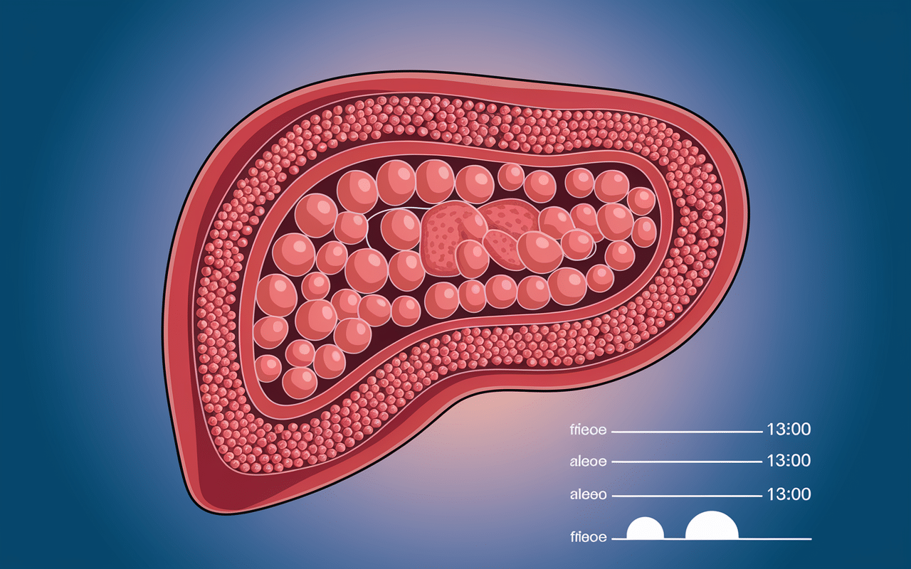 Cellule hépatique, stockage de ferritine, valeurs biologiques