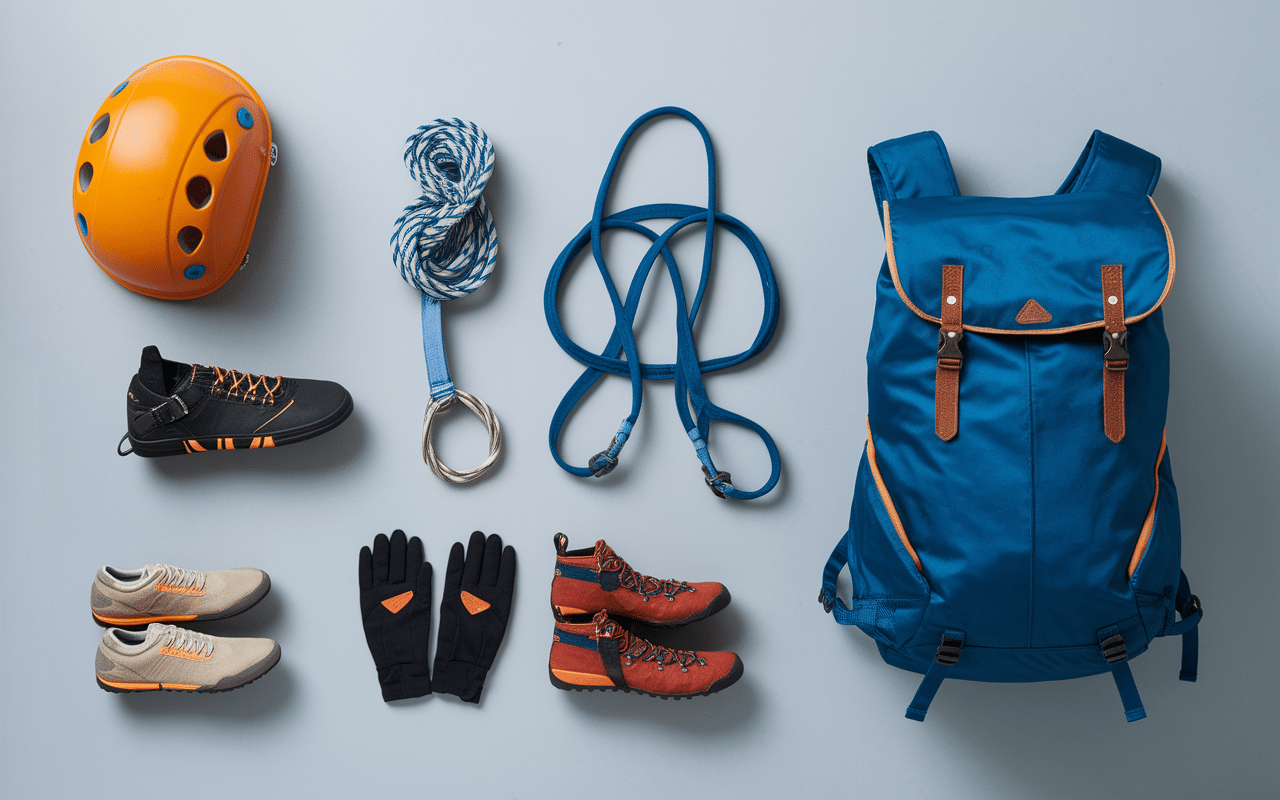 equipement via ferrata france casque harnais gants chaussures