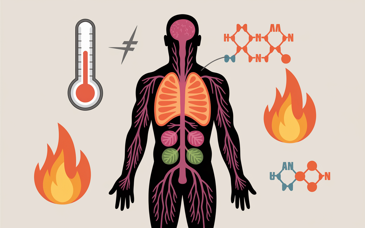 schéma métabolisme thermogenèse bruleur de graisse