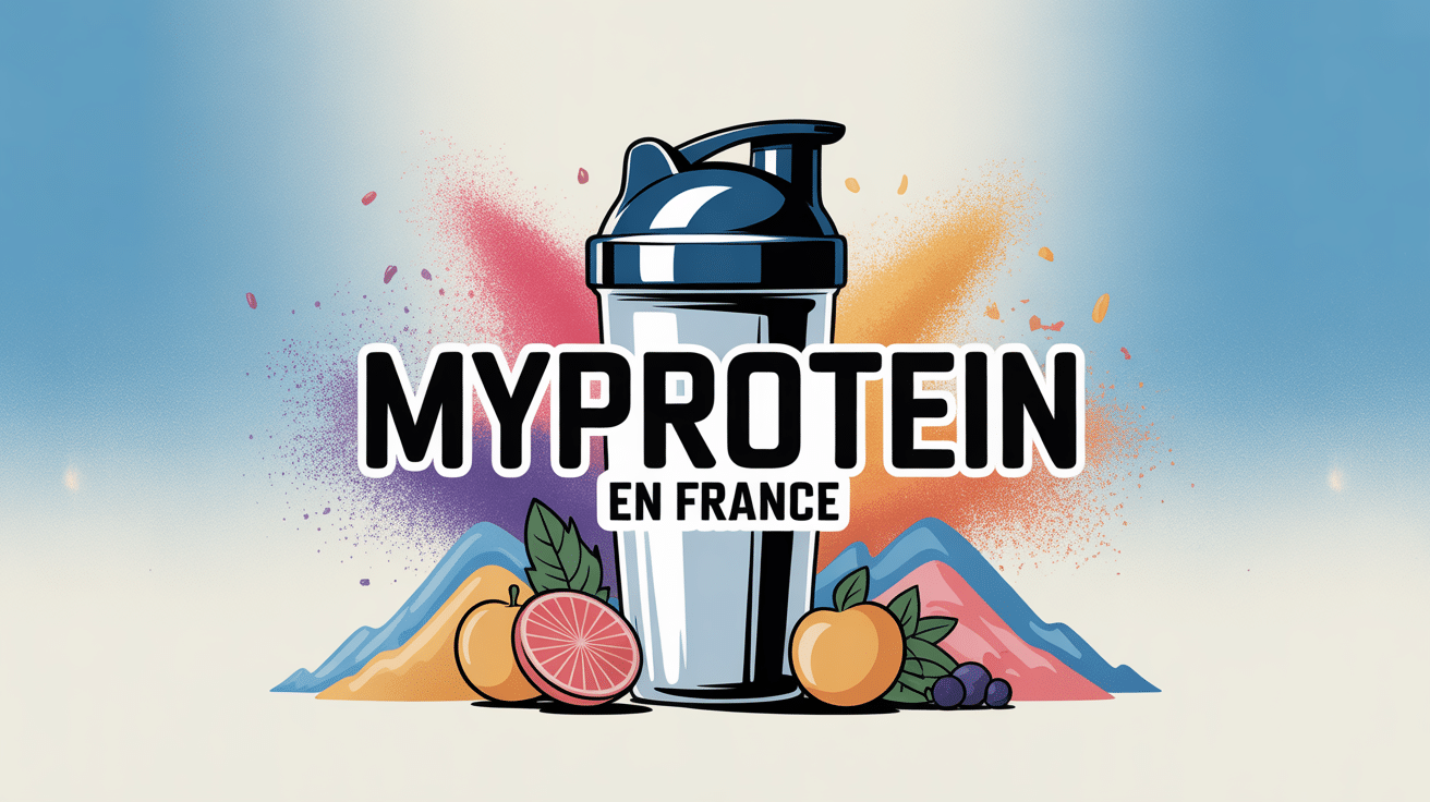 MyProtein en France illustration shaker proteine