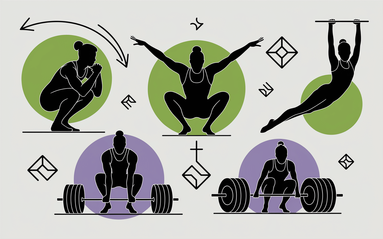 exercices squat soulevé de terre programme musculation et perte de poids