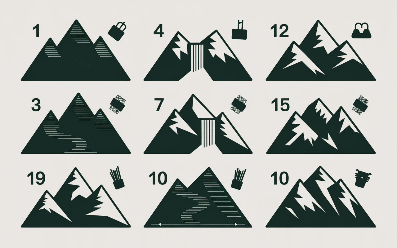 illustration classement top 10 via ferrata france montagnes equipement