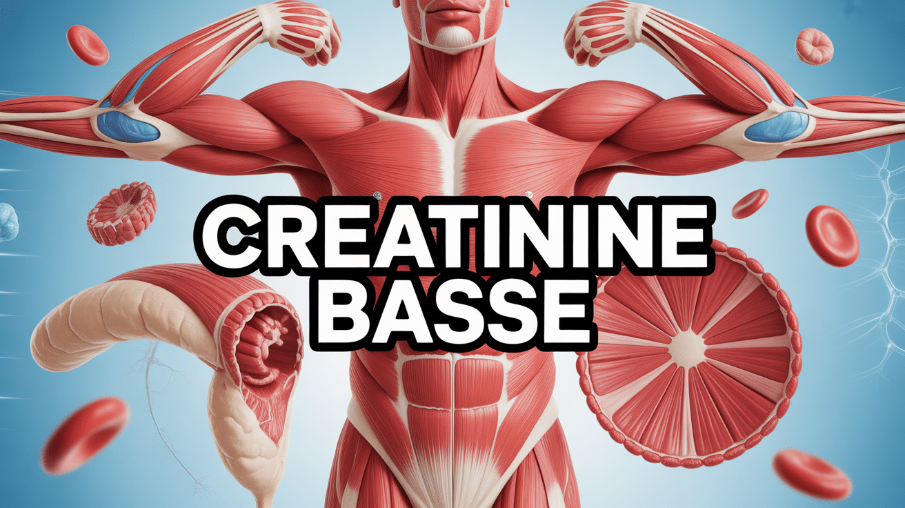 Illustration médicale créatinine basse