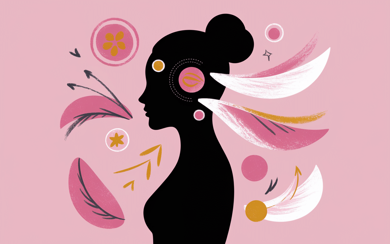 Exercices visage silhouette profil