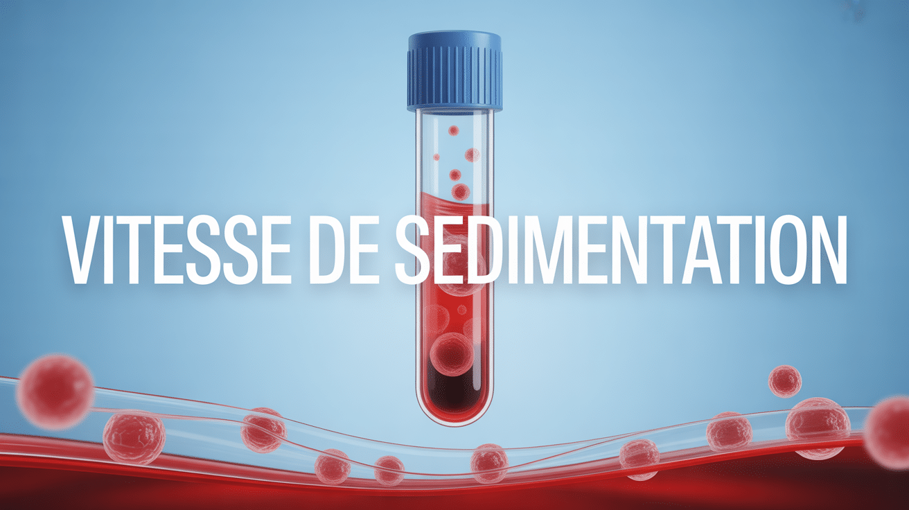 Vitesse de sédimentation illustration tube à essai