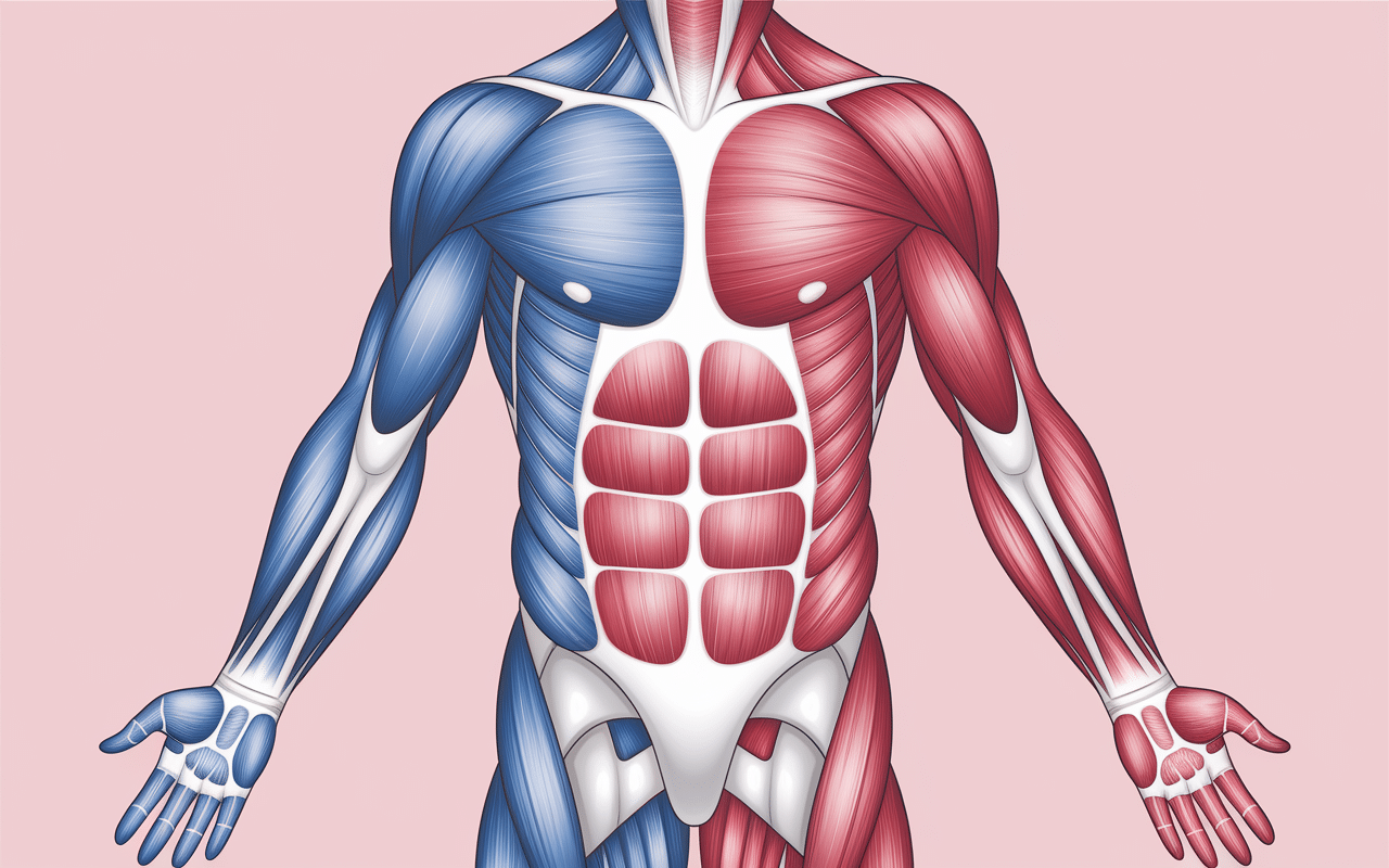 Schéma anatomique comment grossir des cuisses