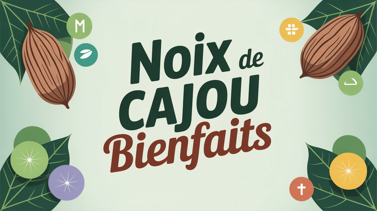 Bienfait des noix de cajou composition artistique nutrition