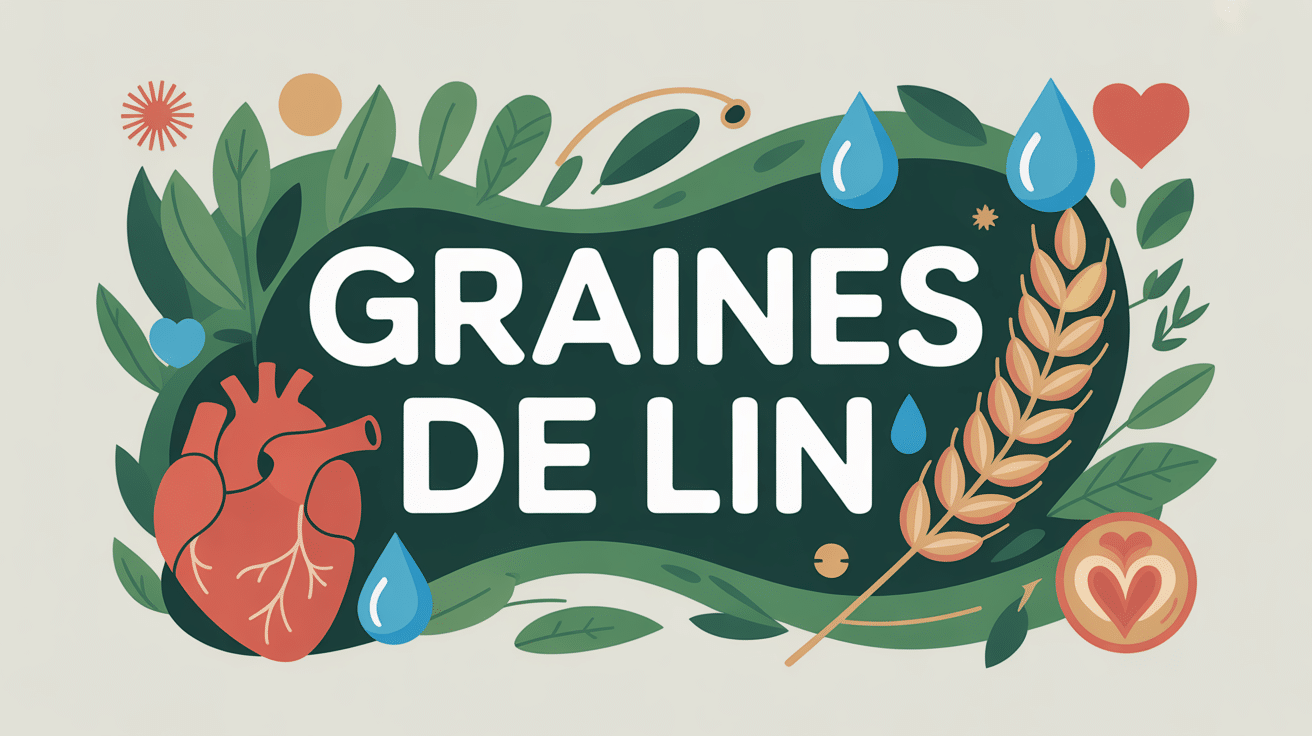 Bienfaits des graines de lin illustration santé