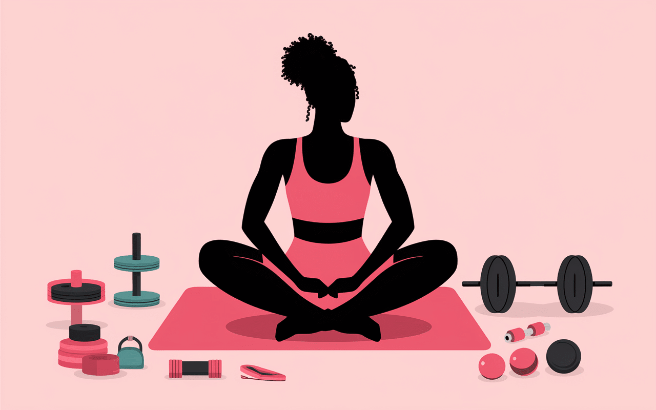 débutante stretching équipements musculation bodybuilding femme