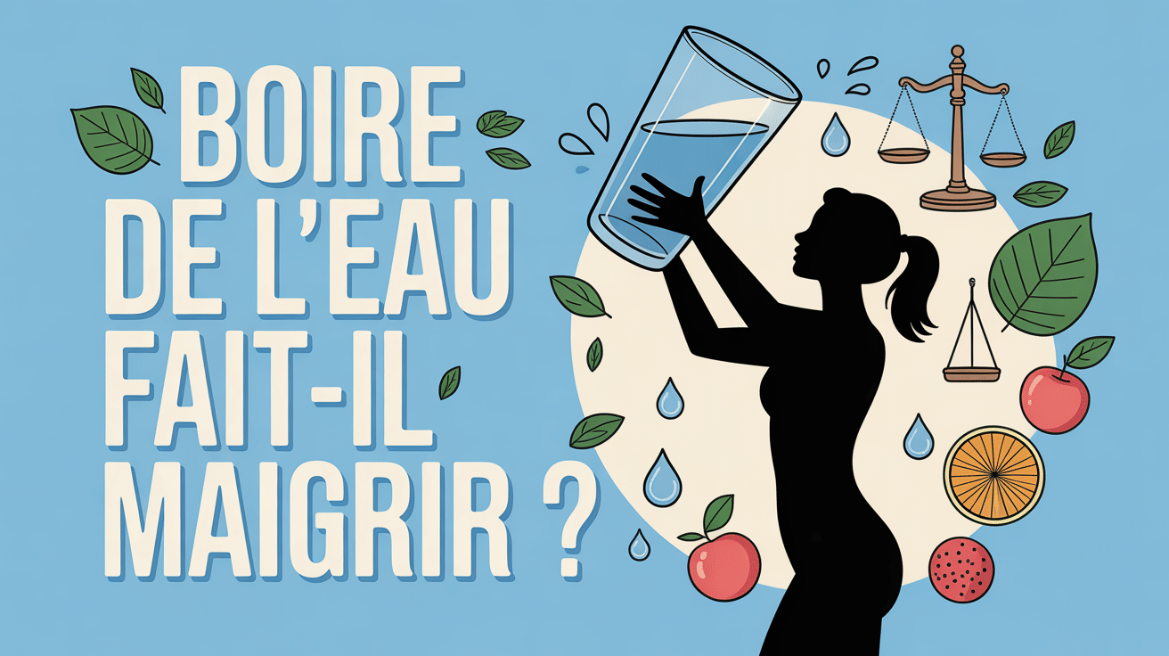 boire de l eau fait maigrir femme tenant verre eau