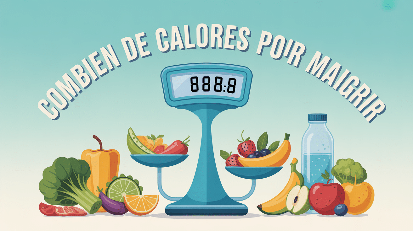 combien de calories par jour pour maigrir balance et aliments sains