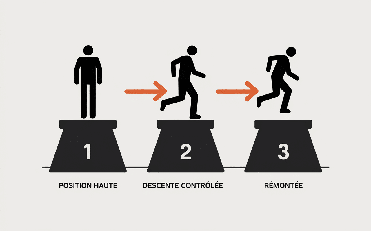 comment faire des pompes progression position haute basse