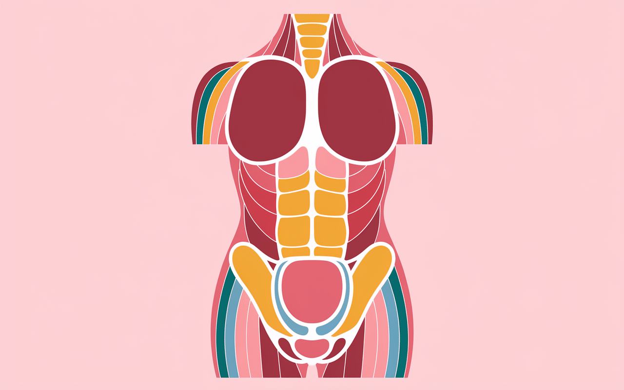 Schéma anatomique pour comment muscler son périnée
