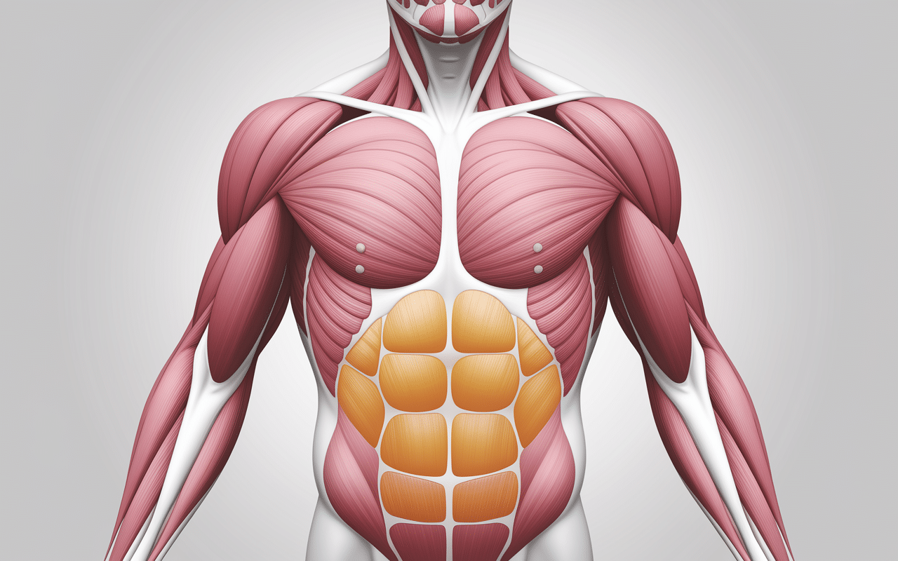 Schéma anatomique etirement haut du dos muscles