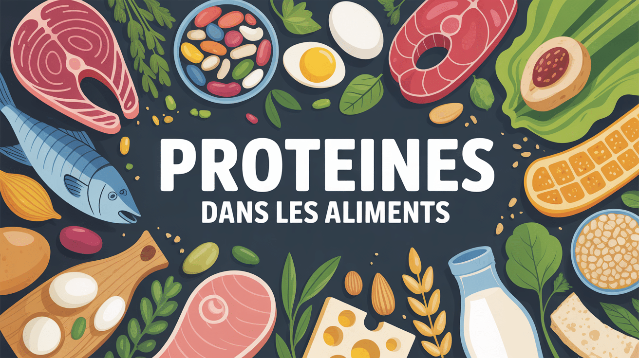 composition artistique proteines dans les aliments