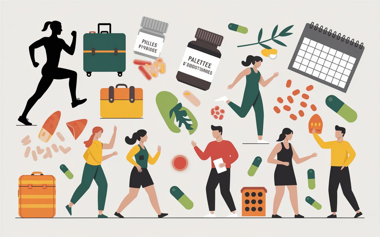 quand prendre des probiotiques sportif voyage antibiotique routine