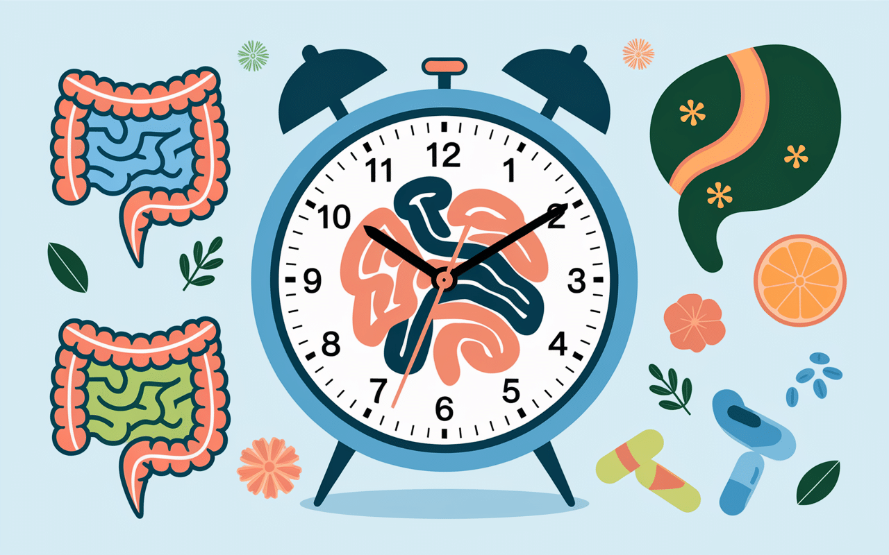 quand prendre la vitamine d horloge absorption intestin