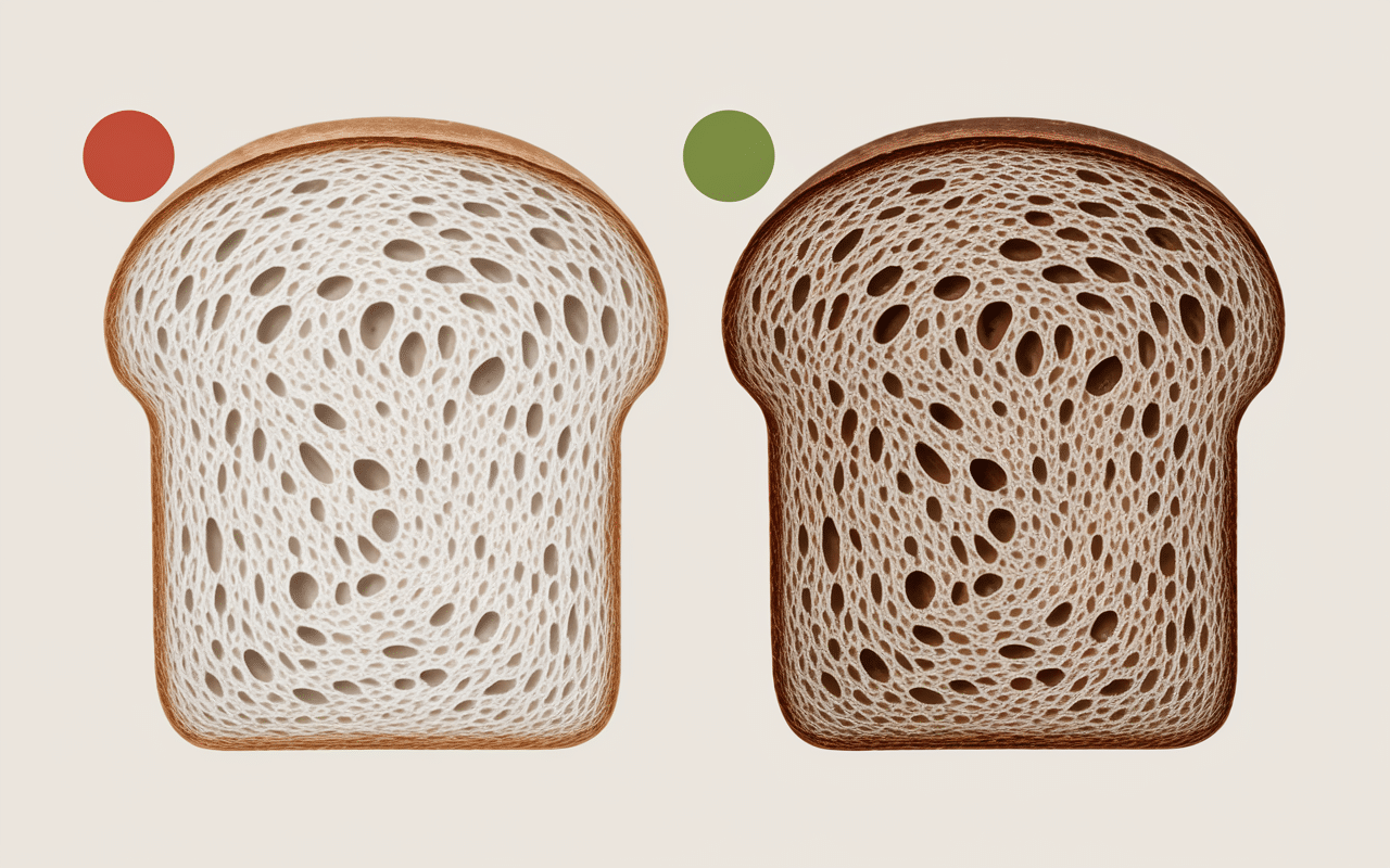 Pain blanc et pain complet comparatif quel est le meilleur pain pour la sante