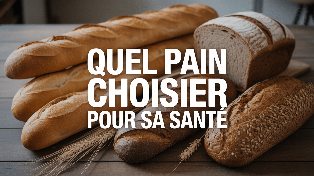 Types de pain posés sur table quel est le meilleur pain pour la sante