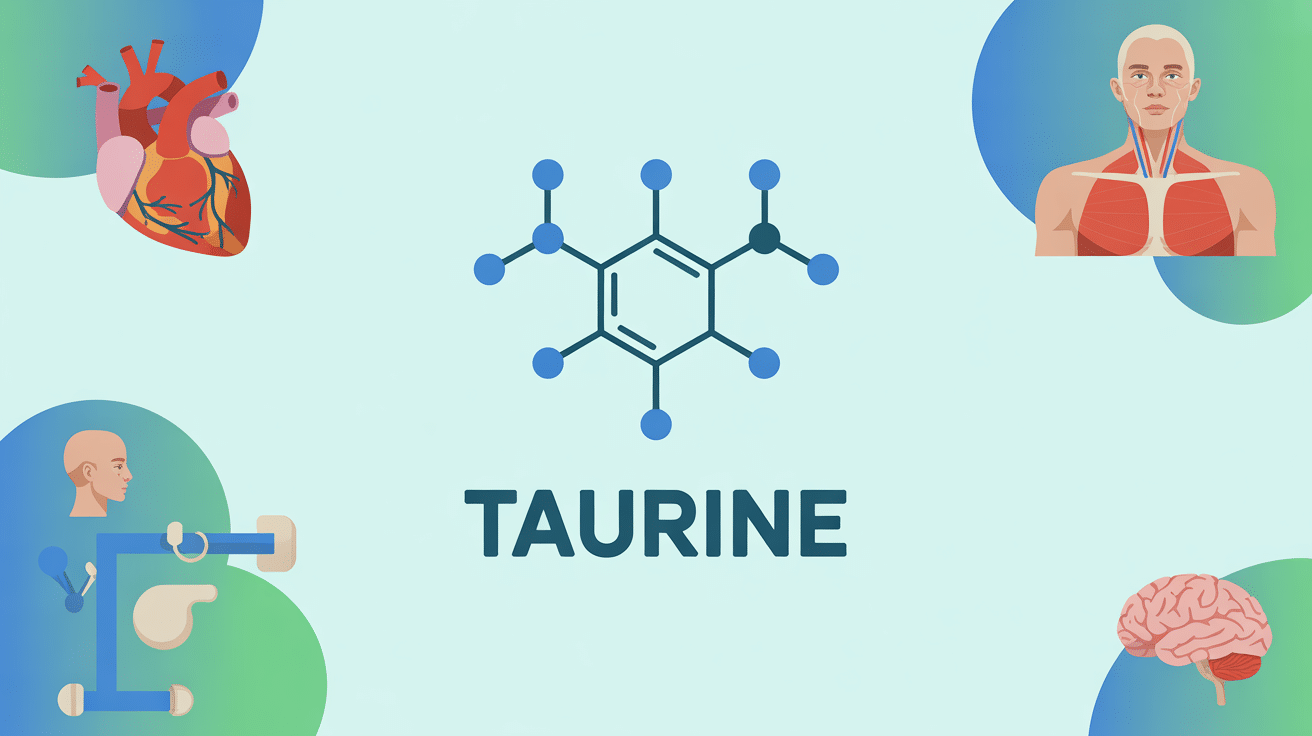 taurine c est quoi, molecule stylisee et organes