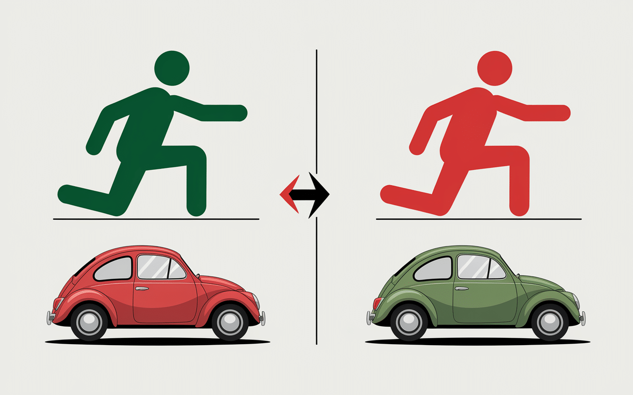 Bonne et mauvaise position bras tricep extension comparaison