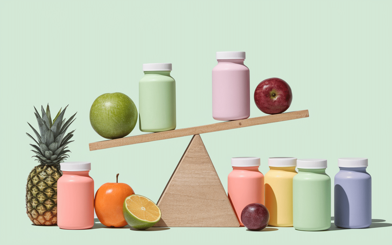 Compléments et aliments vitamine pour la fatigue