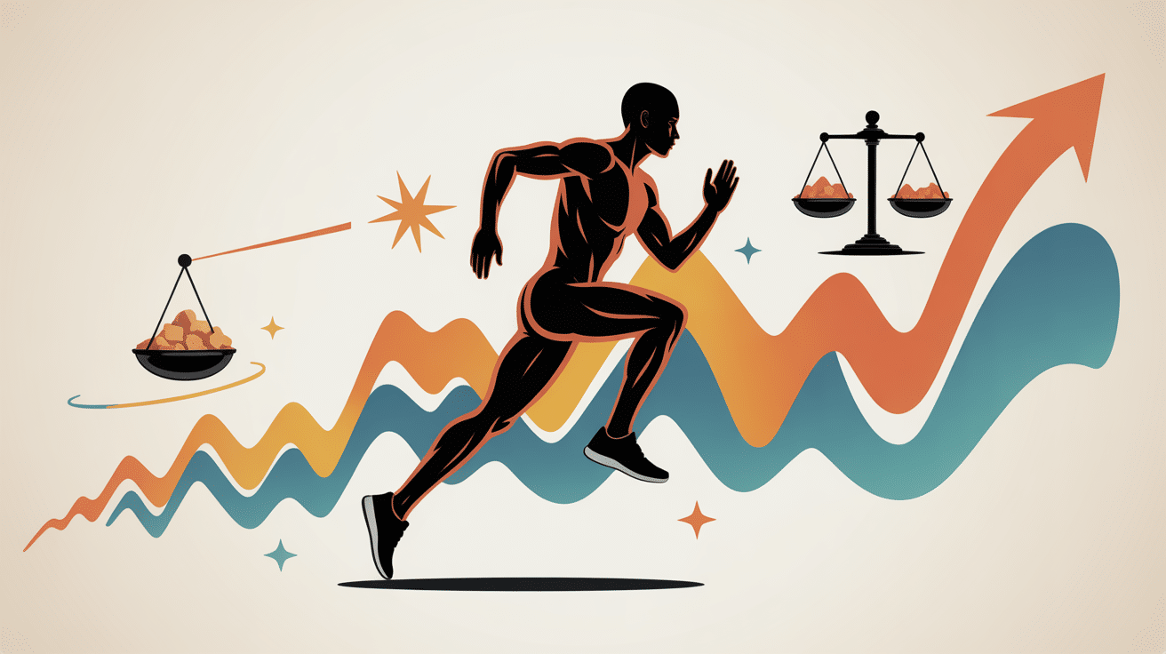 dextrose sport energie silhouette courbes