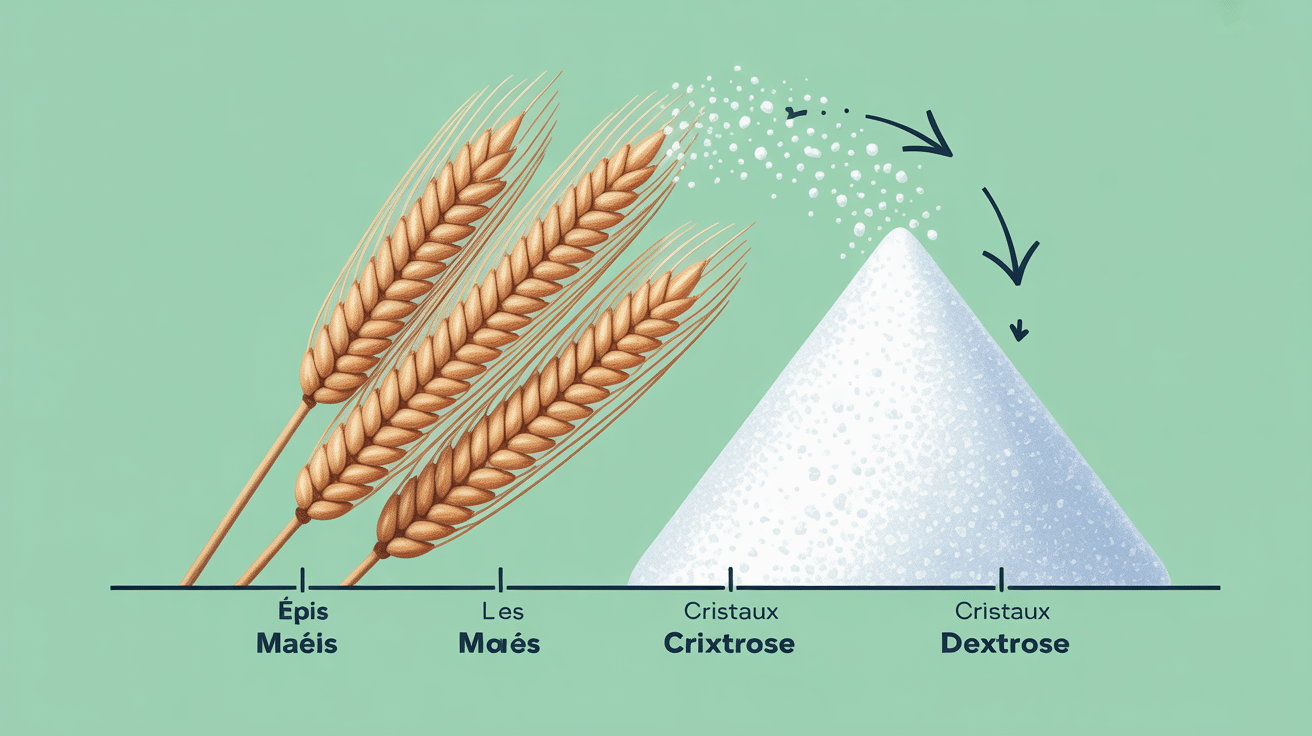 transformation maïs en dextrose