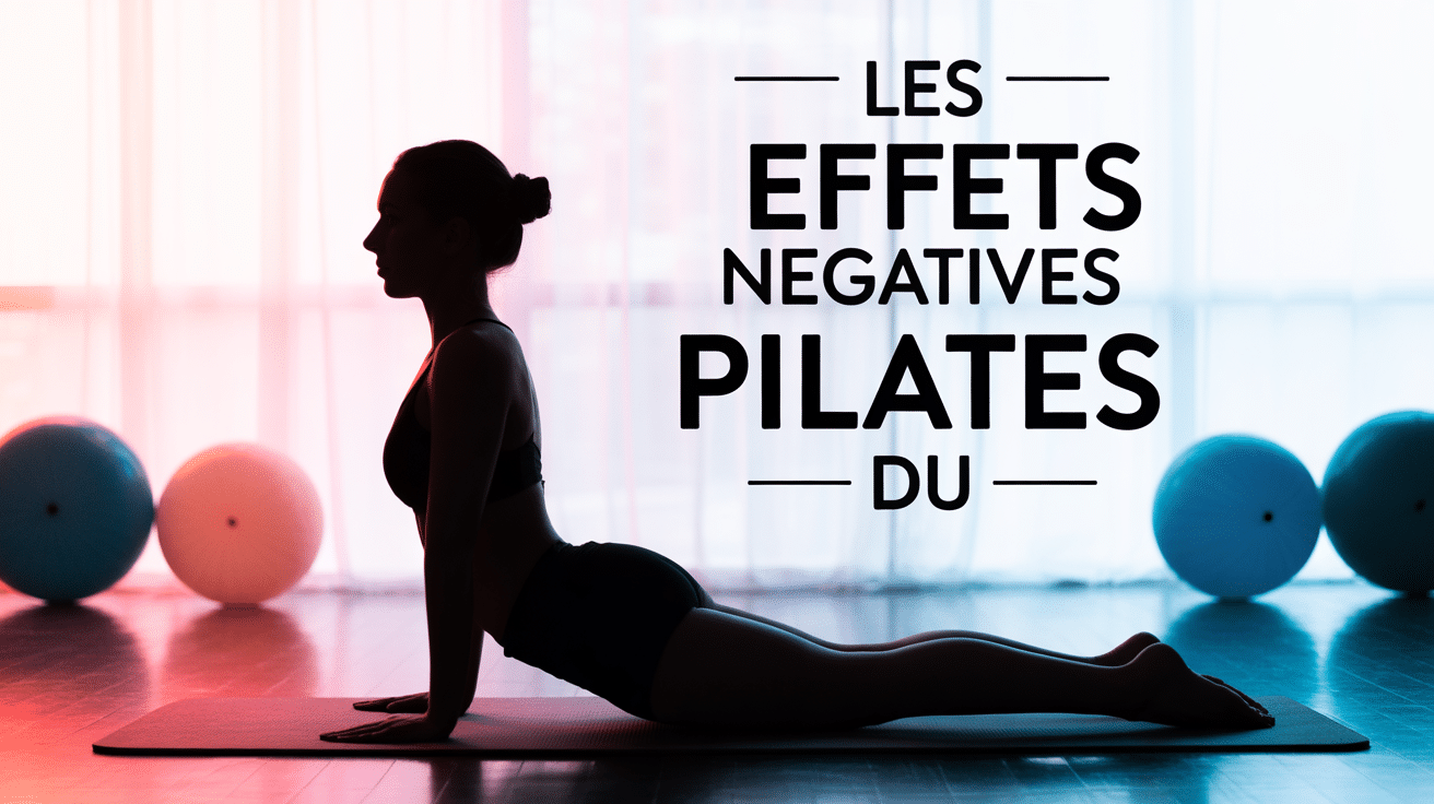Femme pratiquant pilates effets négatifs sur tapis