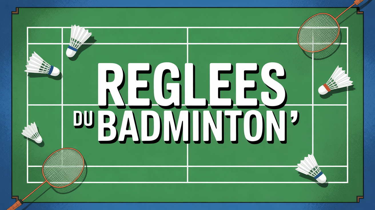 Regle du badminton vue terrain aerien
