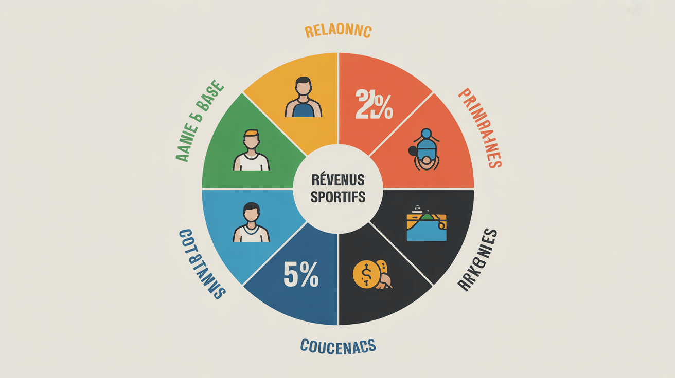 sport qui paye le mieux diagramme répartition des revenus
