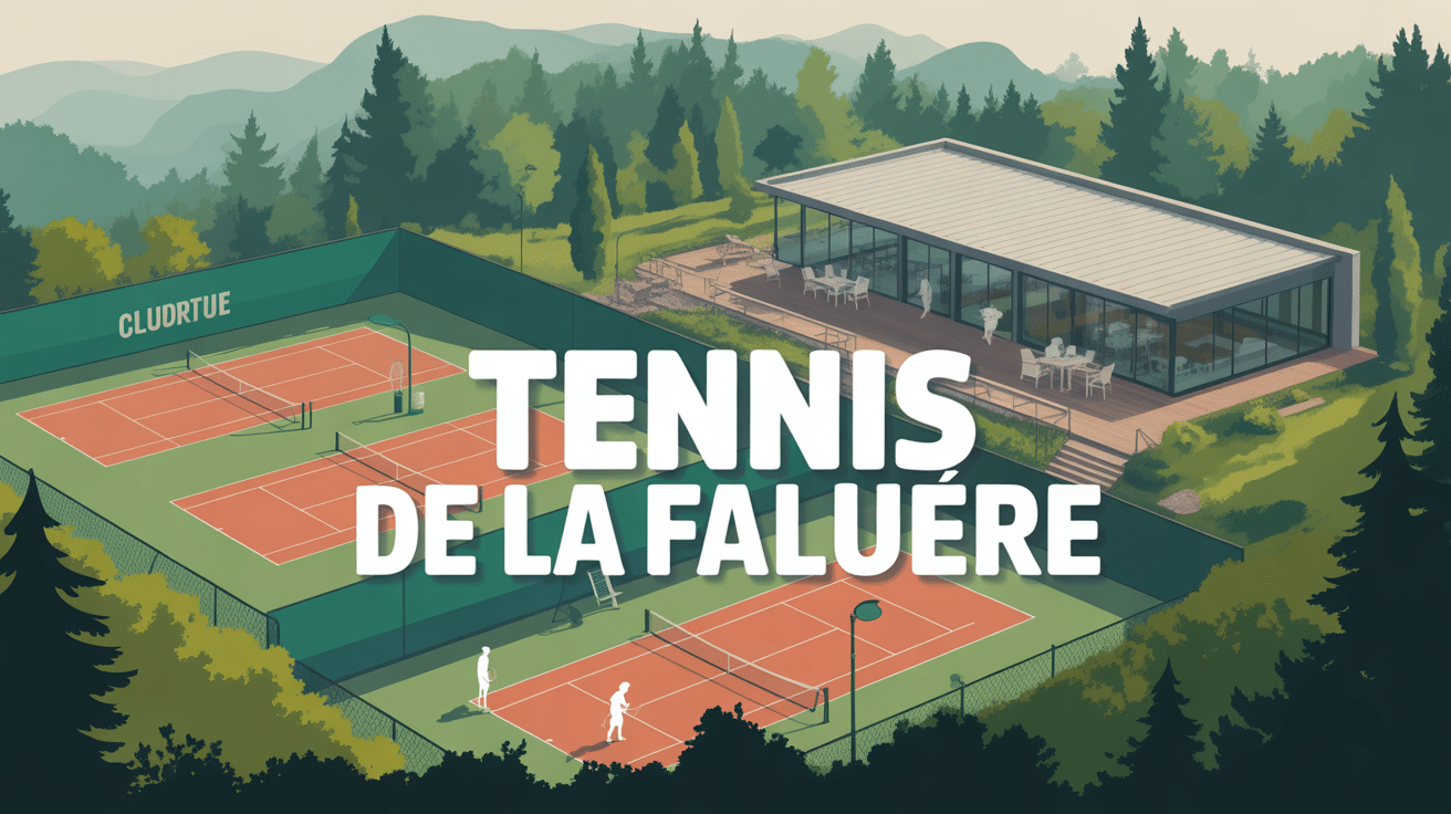 Tennis de la Faluère club courts forêts