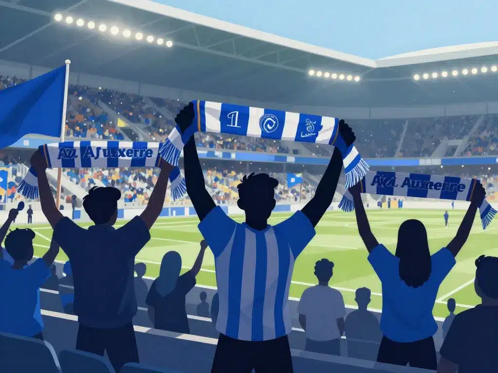 stade aja 1905 ambiance supporters