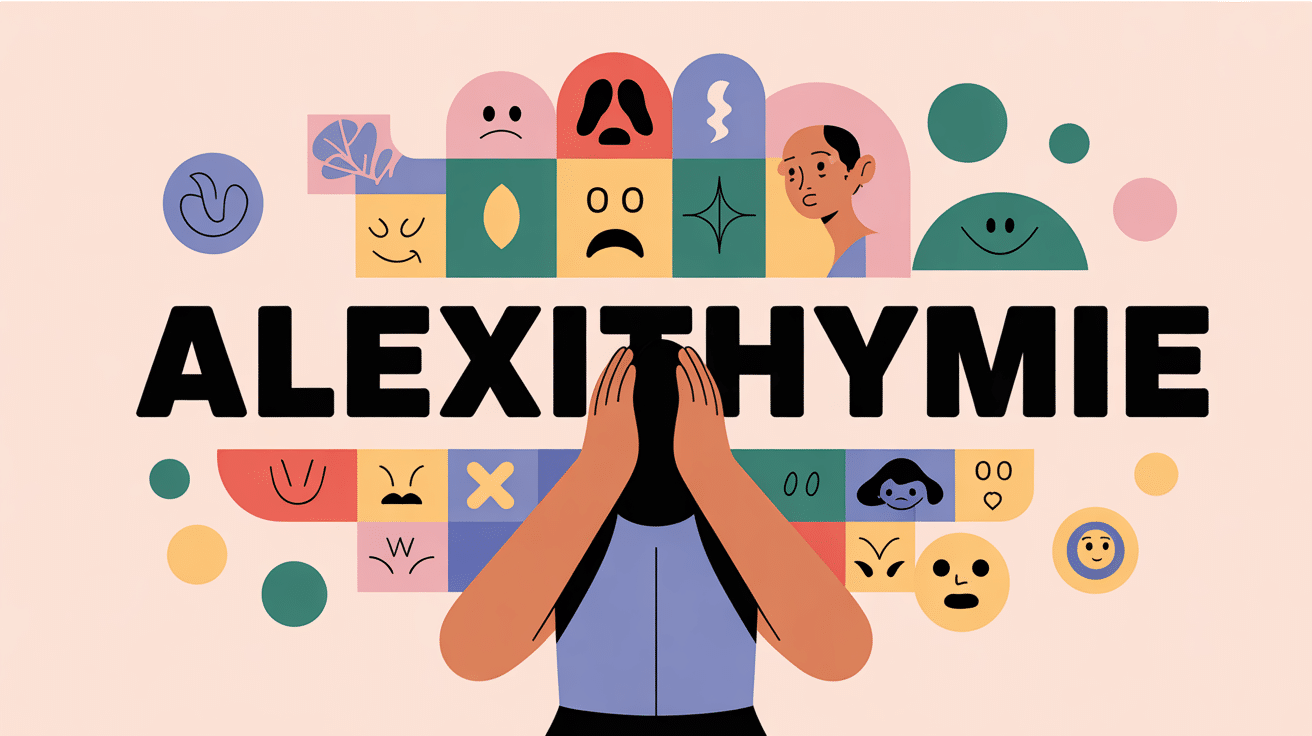 illustration alexithymie personne emotions floues