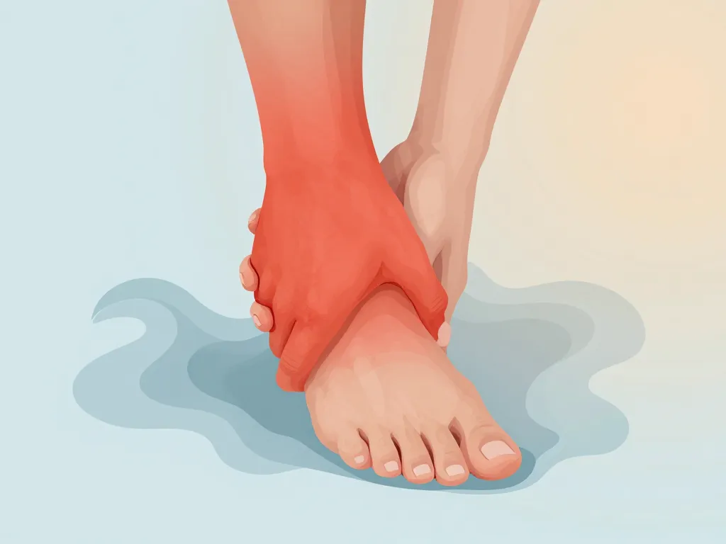 algodystrophie symptômes visible sur main et pied