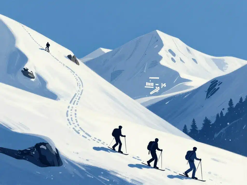 aviso de avalanche choix itinéraire montagne