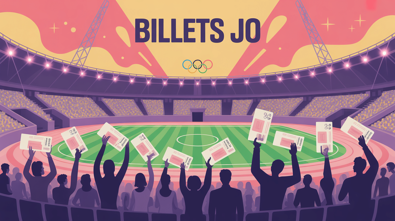 Acheter billets Jeux Olympiques via billetterie JO illustration