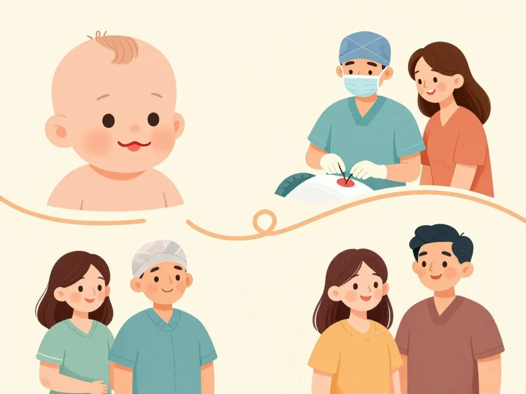 illustration chirurgie prise en charge bec de lievre