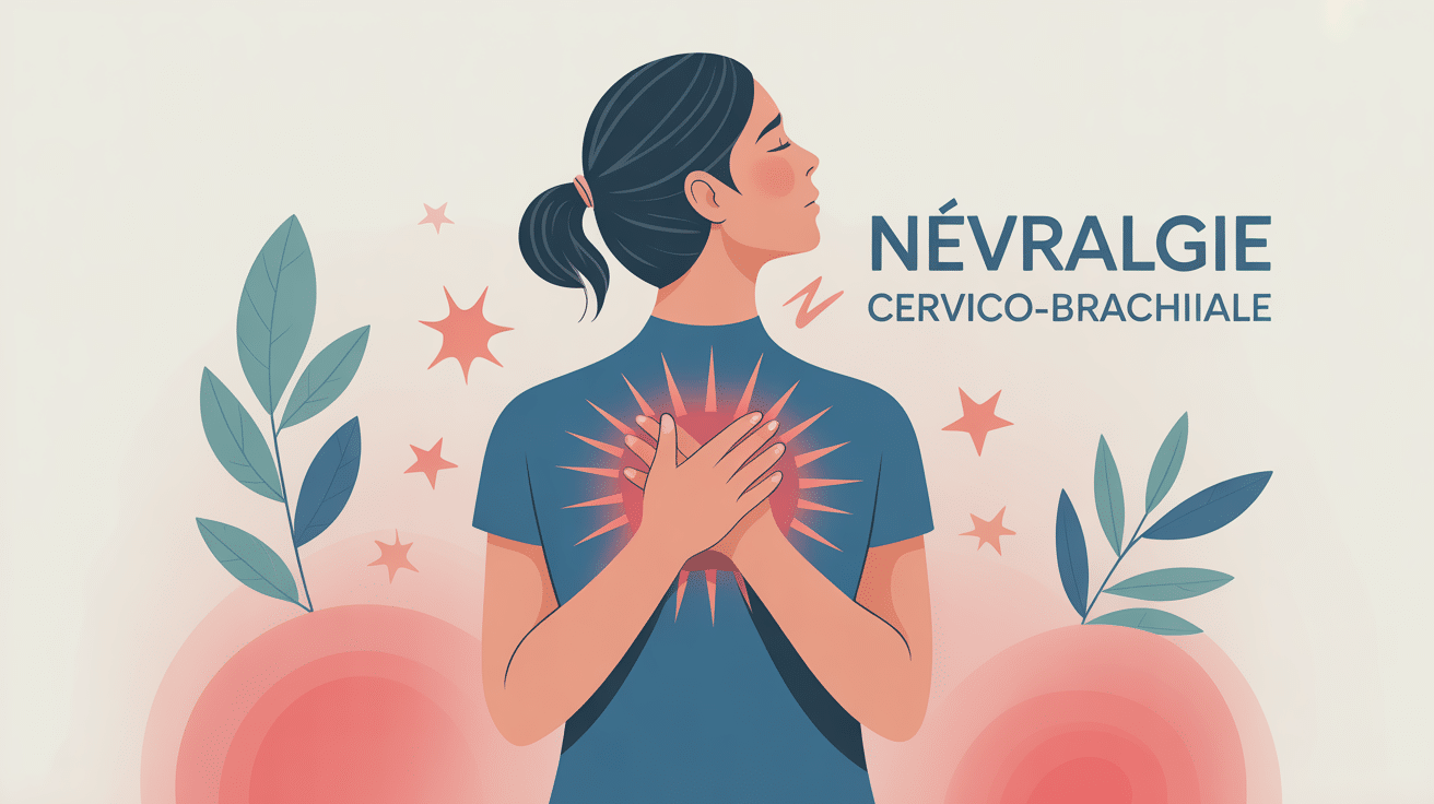 combien de temps dure une névralgie cervico-brachiale, illustration douleur cou bras