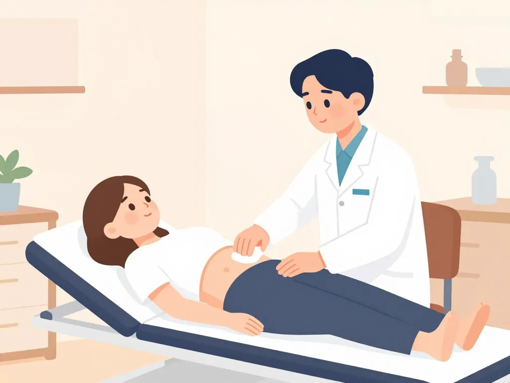 patient gel radiologue echographie abdominale