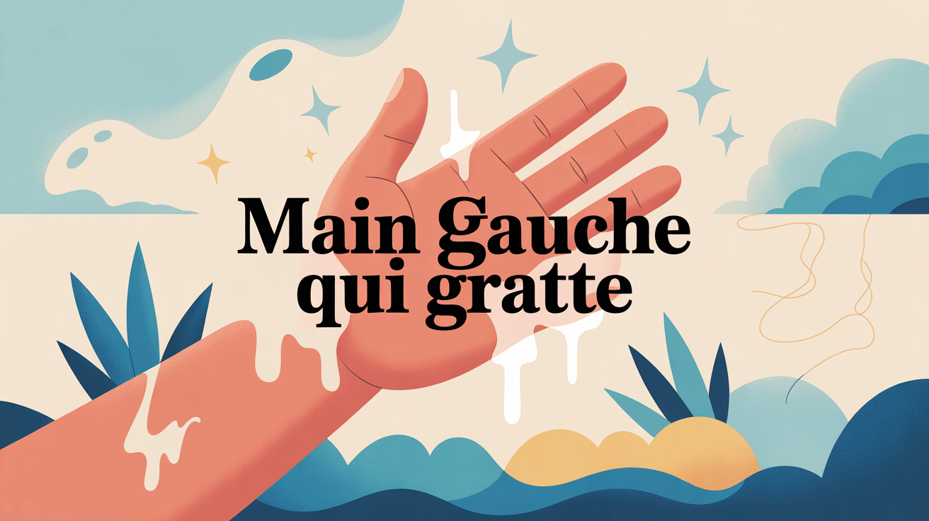 main gauche qui gratte grande main stylisee avec effets demangeaison