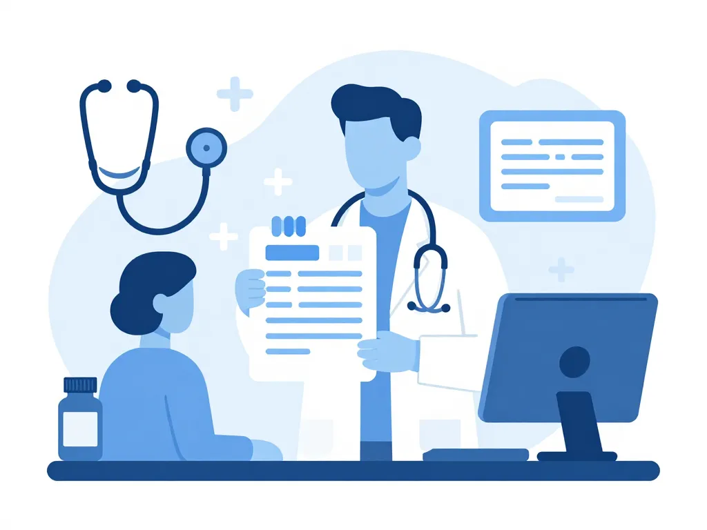 illustration cabinet médical ordotype rôle ordonnance