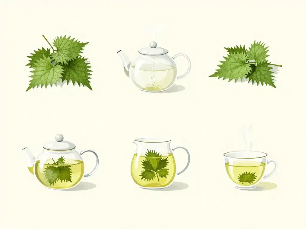 etapes preparation ortie bienfaits the ou tisane