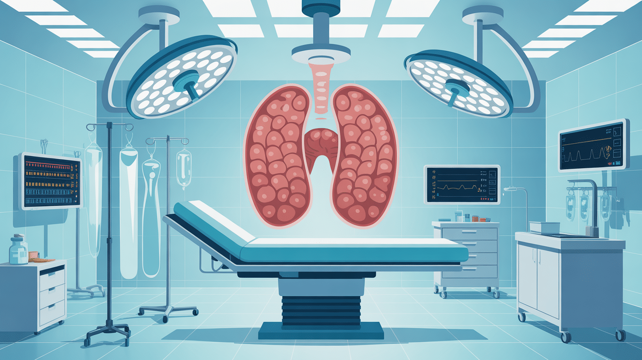 Illustration posthectomie salle d'opération moderne