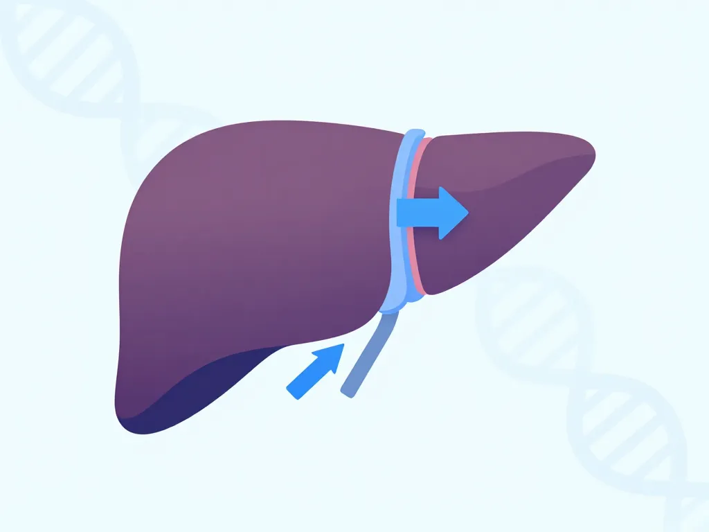 Schéma foie et bilirubine syndrome de gilbert