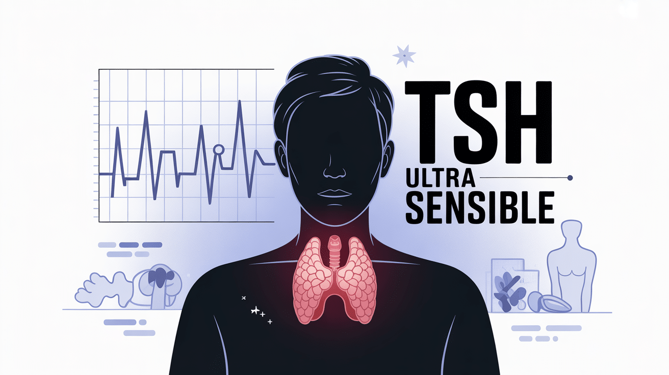 TSH ultra sensible graphique thyroïde moderne