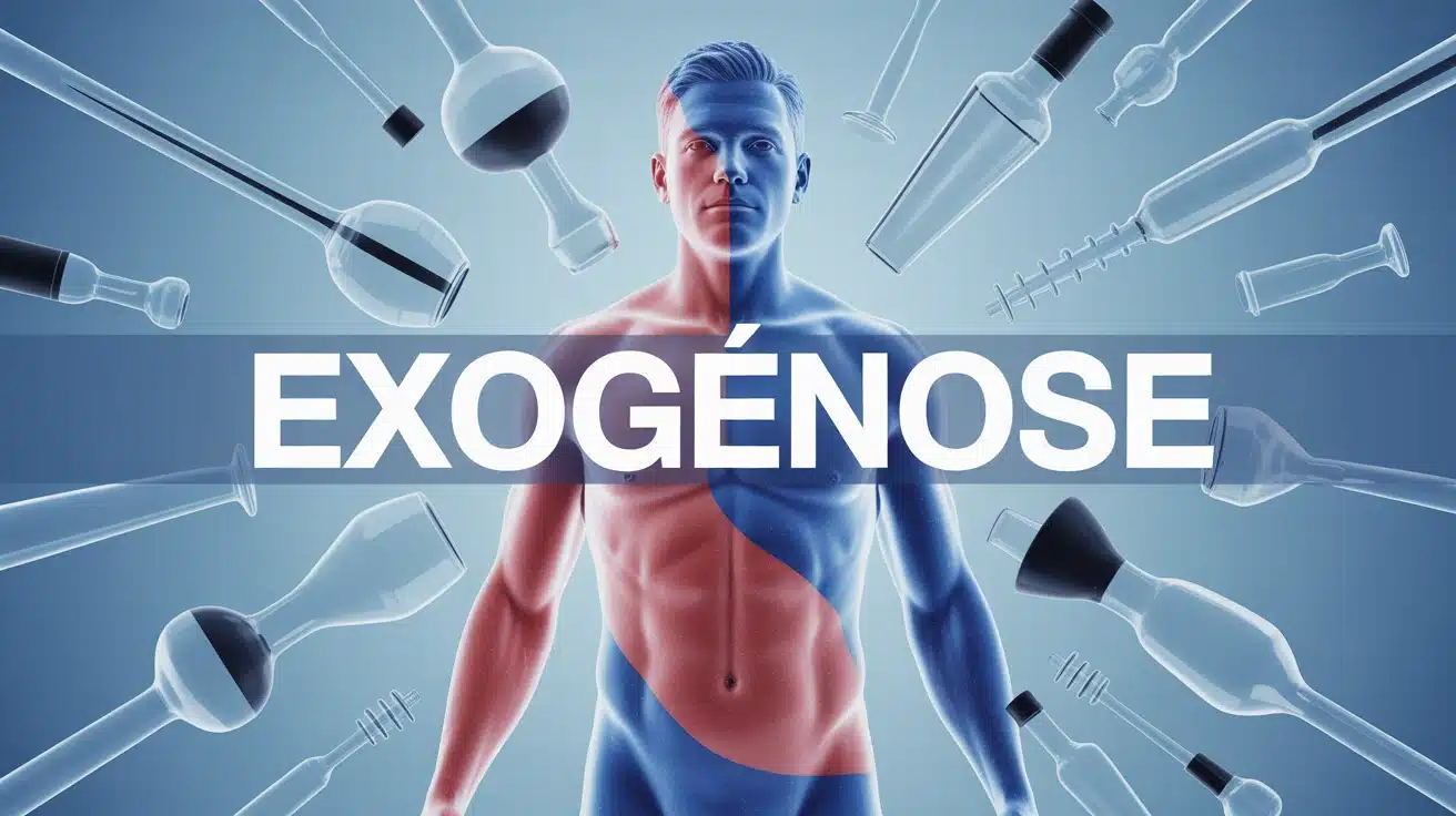 corps humain stylisé avec symboles exogénose alcool