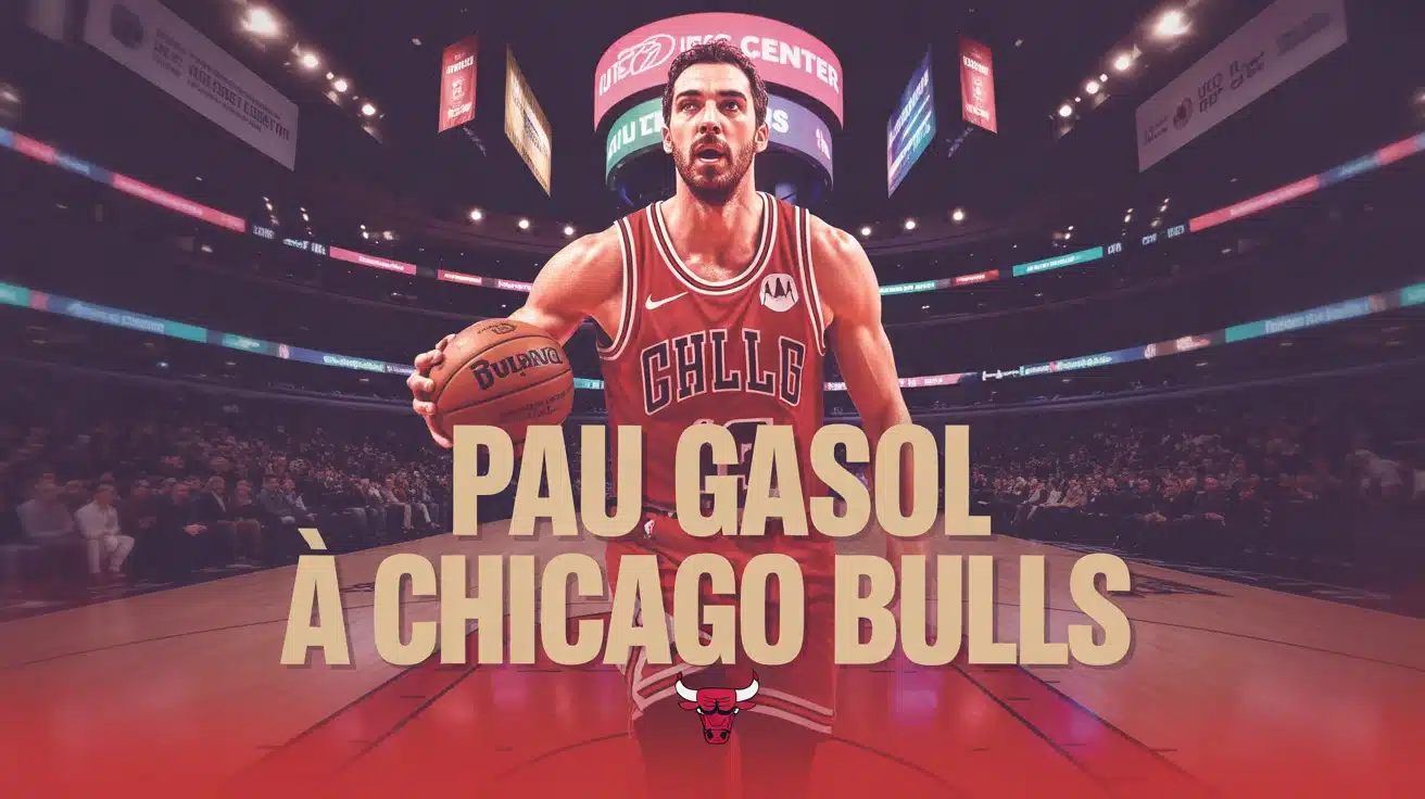 Pau Gasol à Chicago Bulls en action sur le terrain