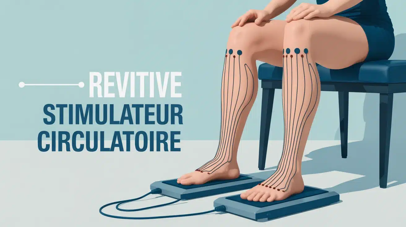 Illustration Revitive stimulateur circulatoire pour jambes lourdes