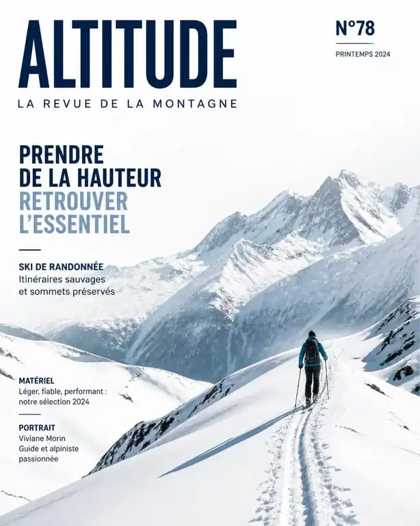 Aventure ski en haute montagne avec skieur de randonnée